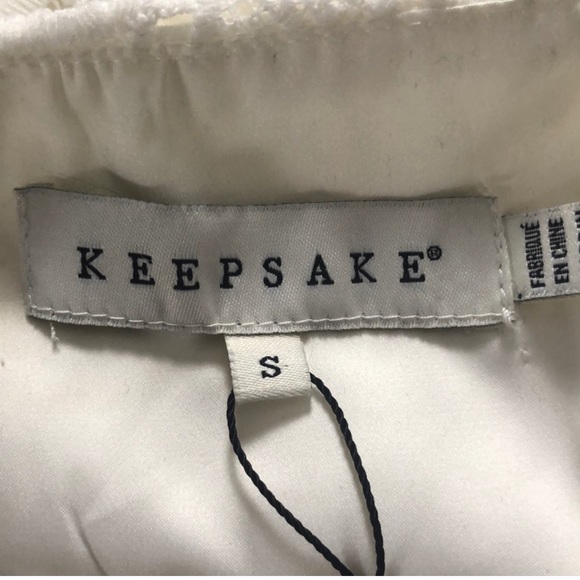 1023 NWT Keepsake Lace Overlay Sleeveless Blouse. SzS - Picture 5 of 6